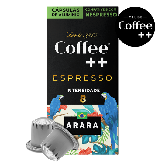 Assinatura Café Coffee Mais Arara | Cápsulas compatíveis com a Nespresso