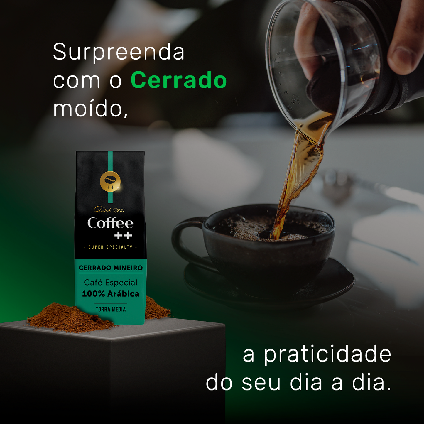  Café Cerrado Mineiro - Coffee Mais - Moído