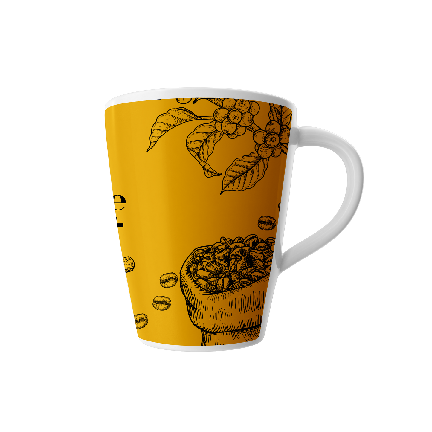 Caneca Amarela - Coffee ++ Mantiqueira de Minas - 250ml