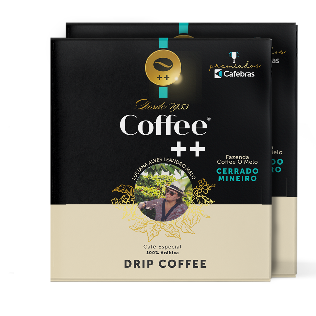 Kit 2 Cafés Campeão Produtora Luciana Melo - Drip Coffee - 20 Sachês