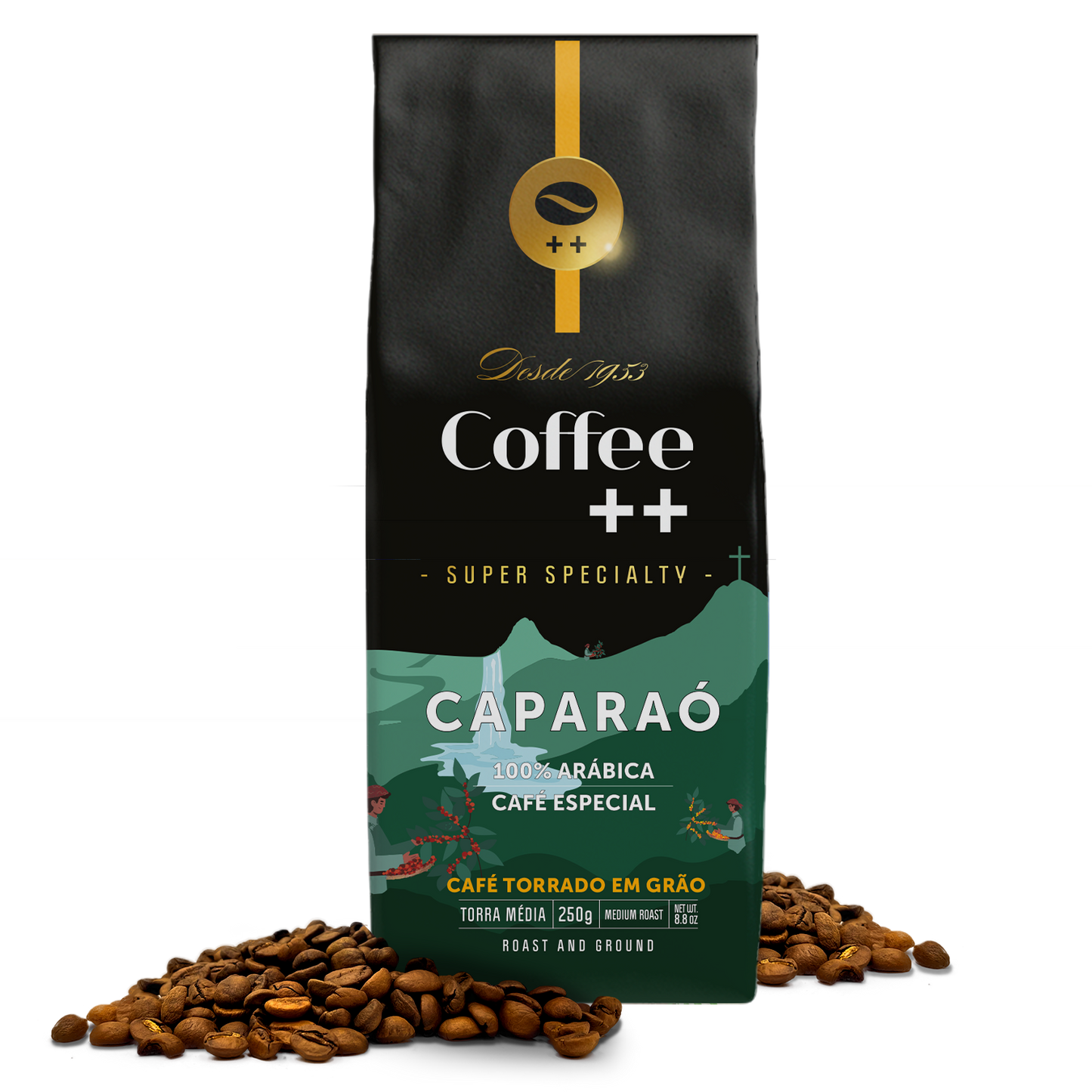 Café Coffee Mais Caparaó | Café em grãos especial - 250 gramas