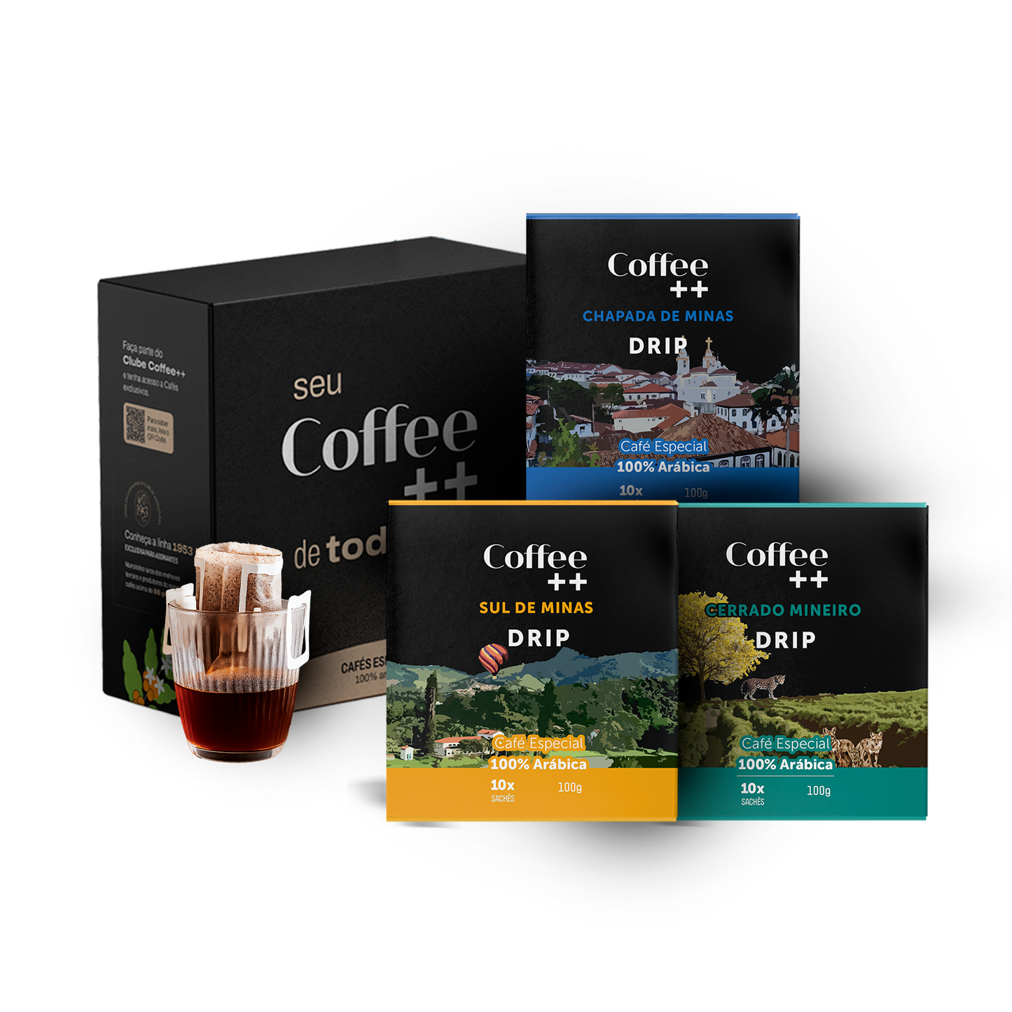 Kit Fazendas Drip Coffee - 30 Sachês