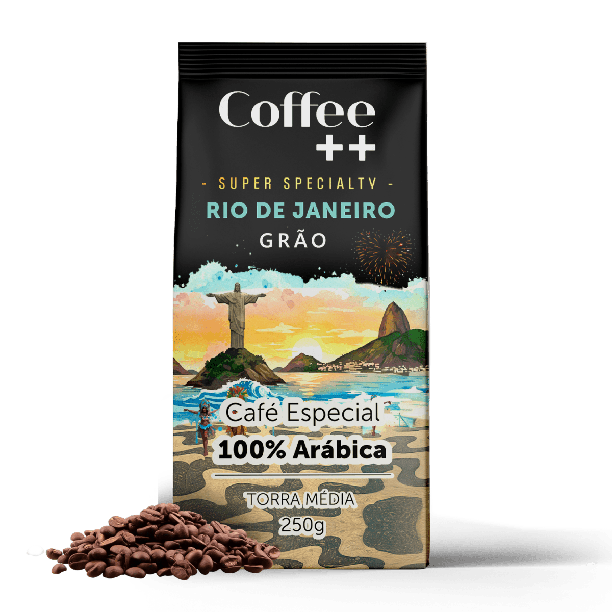 Café Rio de Janeiro em Grãos 250g - Coffee++ – Coffee Mais Café Rio de Janeiro em Grãos 250g - Coffee++ – Coffee Mais