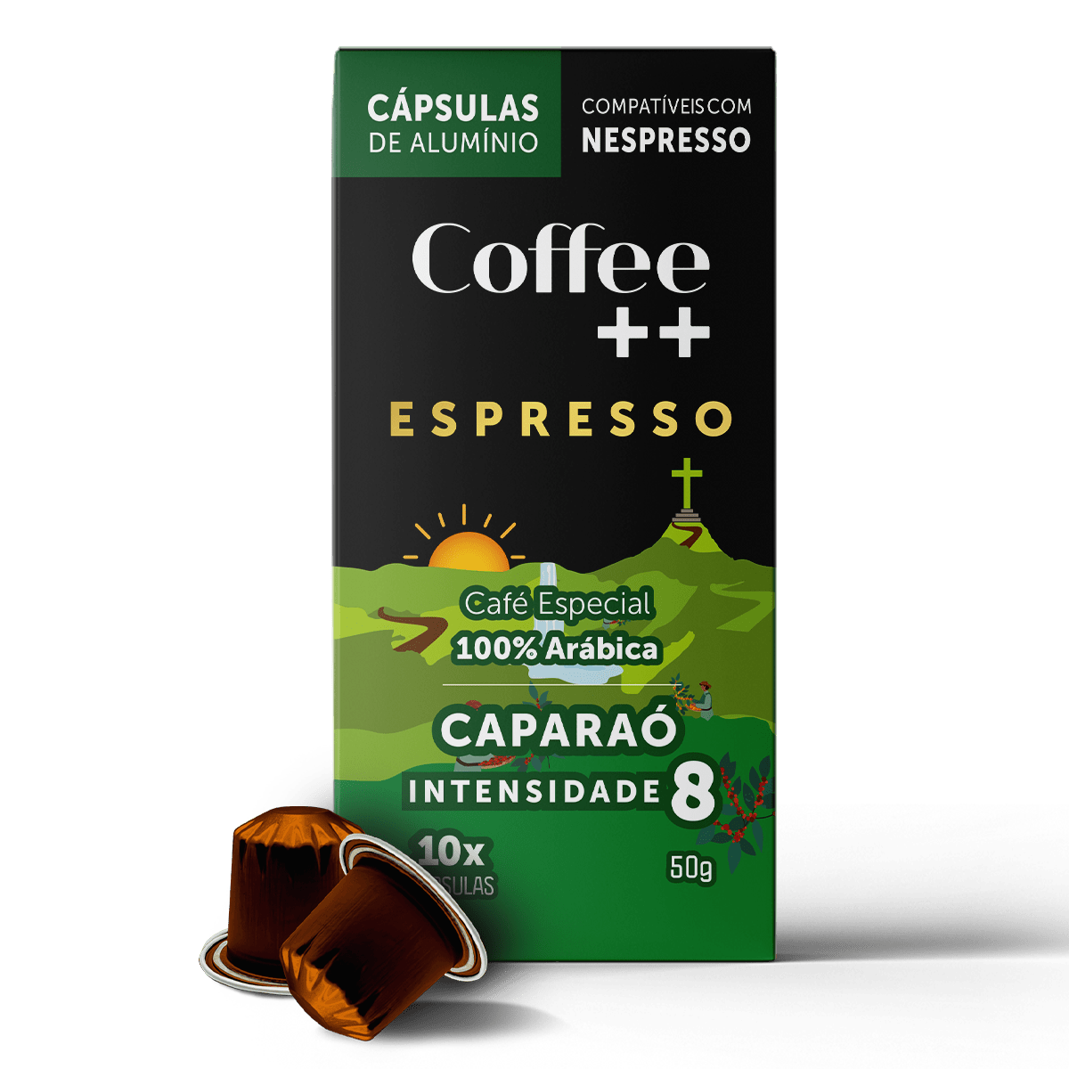 茶 kaaoS Café Caparaó em Cápsula 10 Unidades - Coffee++ – Coffee Mais