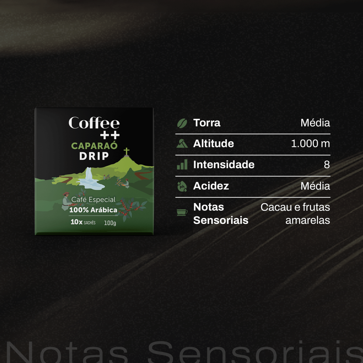 Café Caparaó | Drip Coffee - 10 Sachês - Coffee Mais