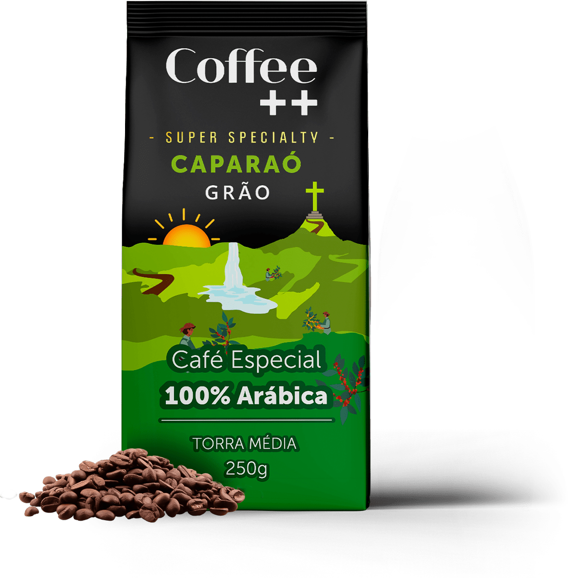 Café Caparaó em Grãos 250g - Coffee++ – Coffee Mais