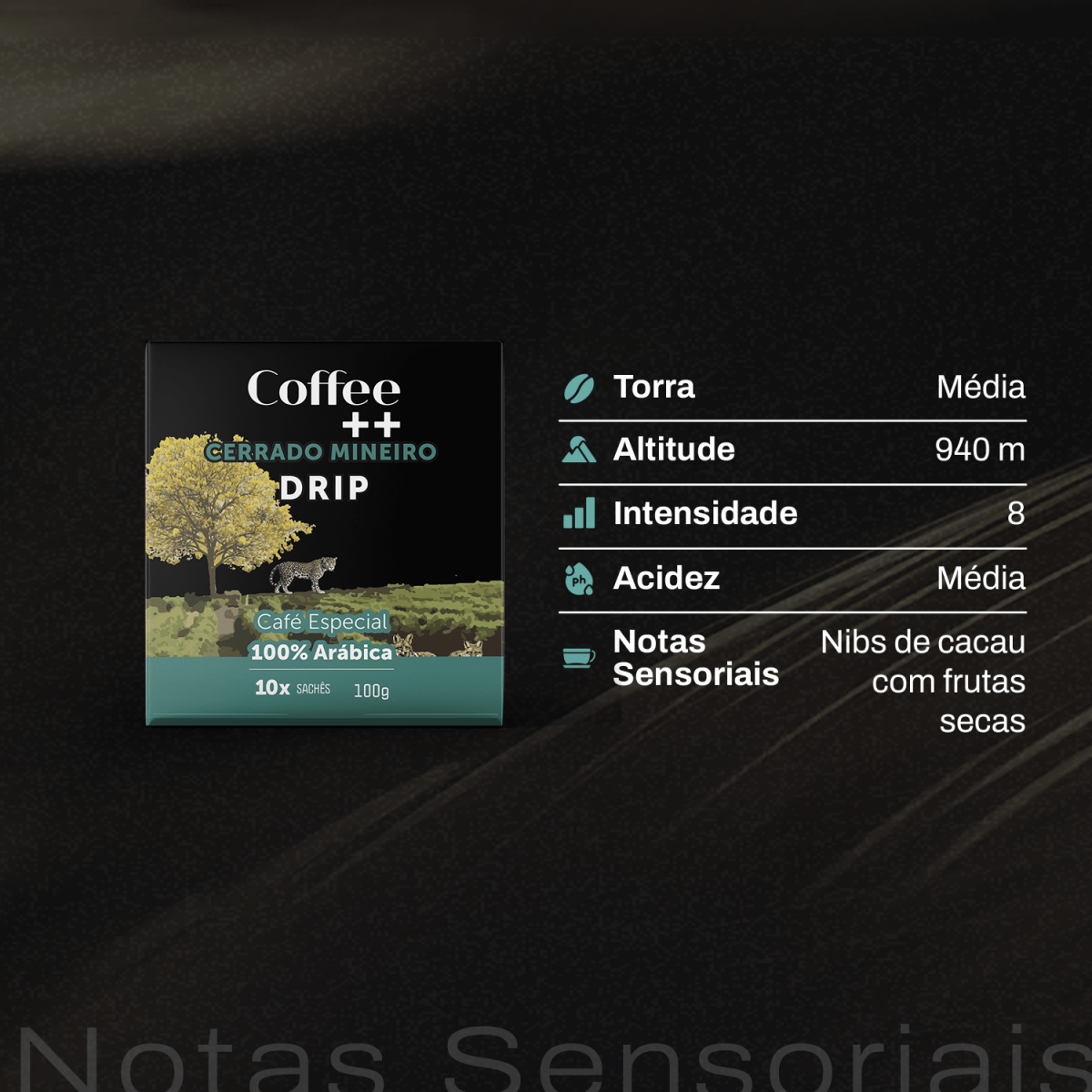 Café Cerrado Mineiro | Drip Coffee - 10 Sachês - Coffee Mais