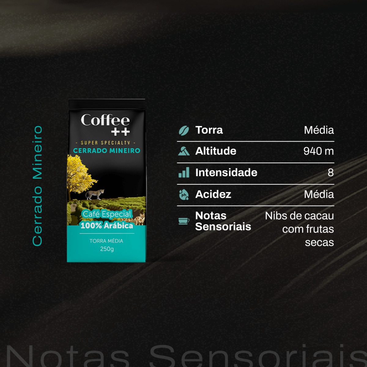 Café Cerrado Mineiro | Grãos - 250G - Coffee Mais