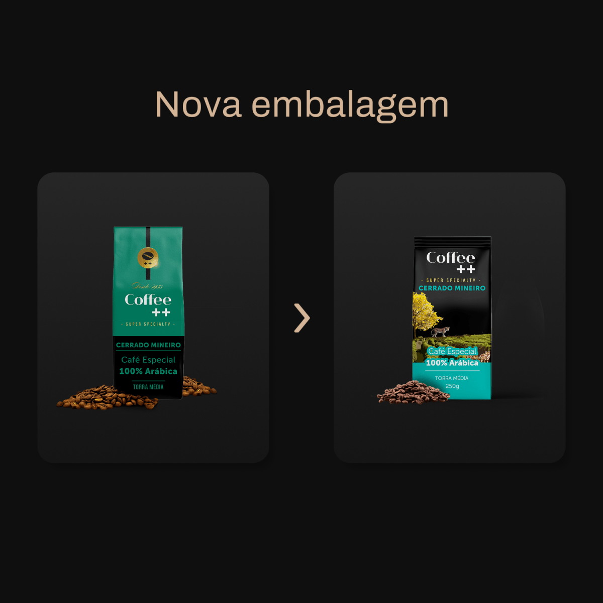 Café Cerrado Mineiro | Grãos - 250G - Coffee Mais