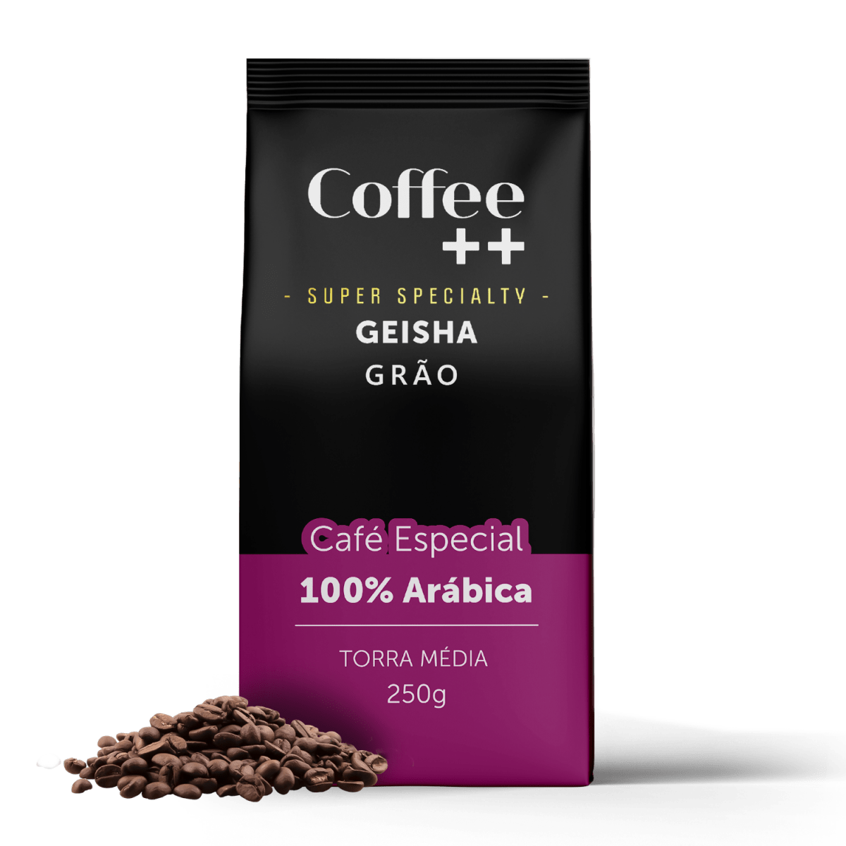 Café Coffee Mais Geisha | Café em grãos especial - 250 gramas