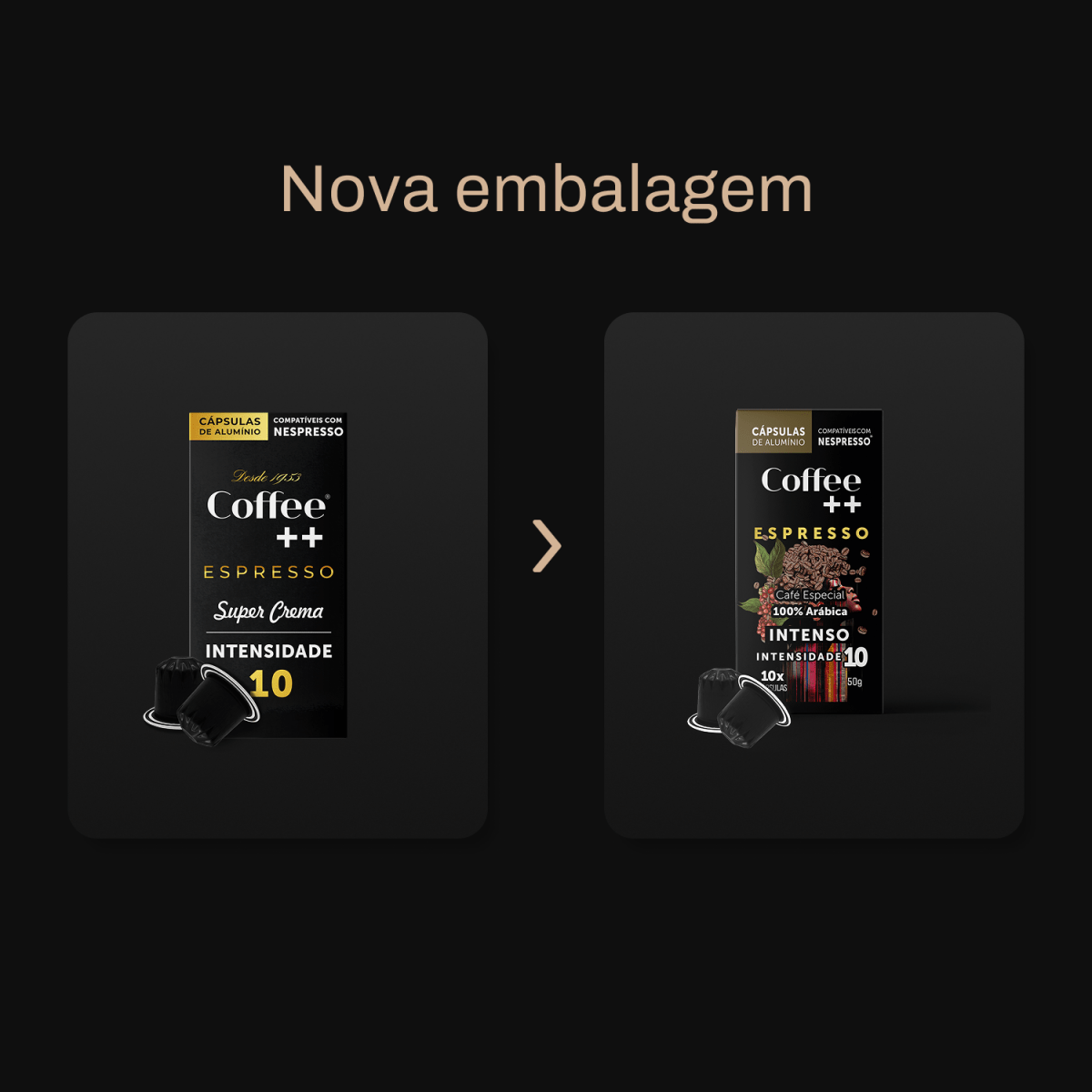 Café Intenso | Cápsula - 10 Unidades - Coffee Mais
