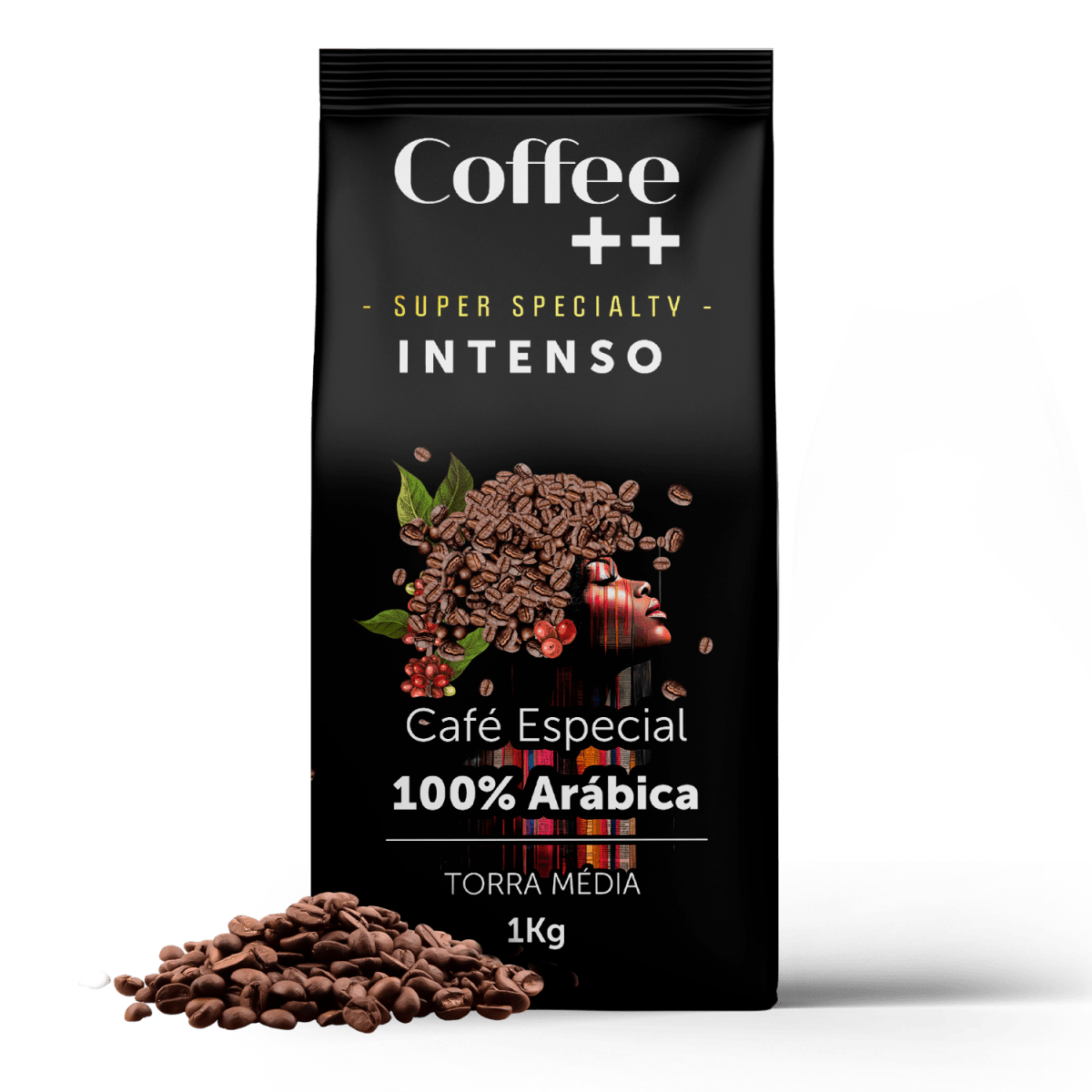 Café Intenso | Grãos - 1Kg - Coffee Mais