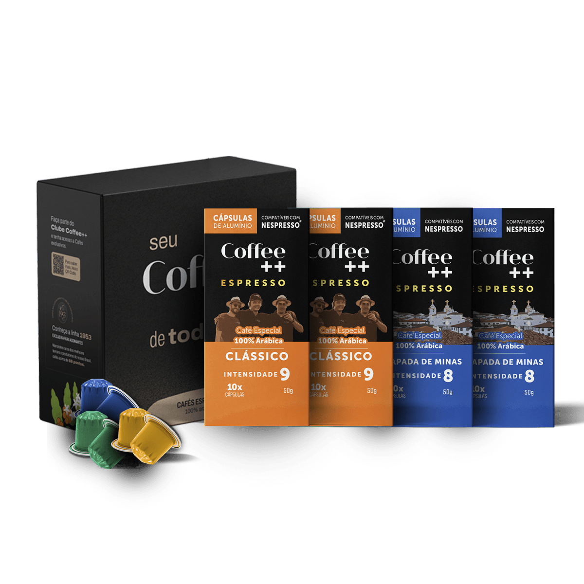Kit Clássico e Chapada de Minas | Cápsulas - 40 Unidades - Coffee Mais