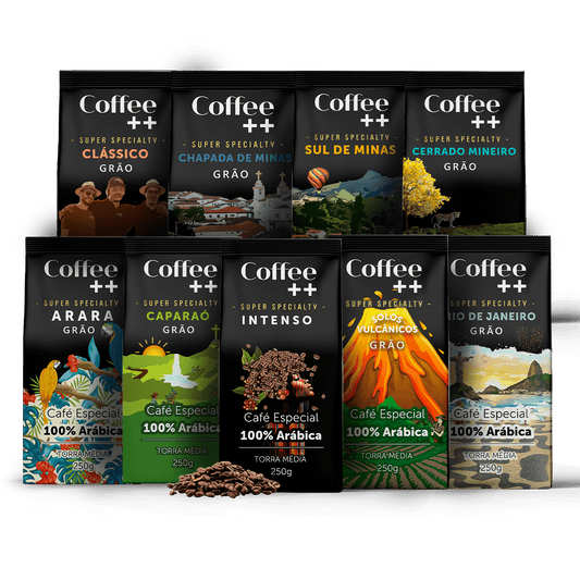 Kit Experiência Completa com Rio de Janeiro | Grãos - 9 Pacotes - Coffee Mais