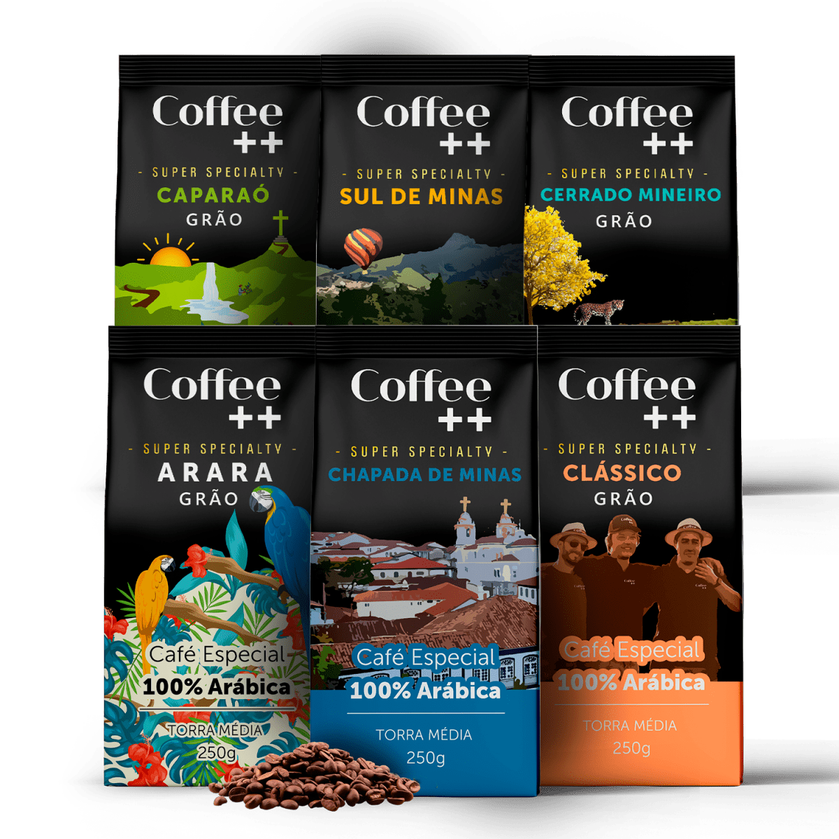 epo special caffret（24,950円相当） Kit 6 Café Caparaó Especial em Grãos de 250g – Coffee Mais