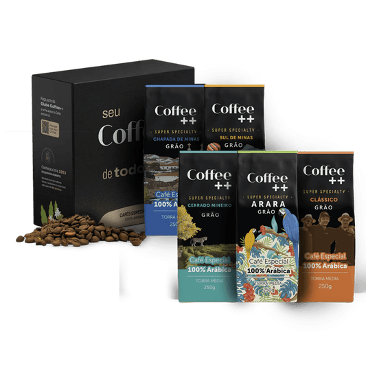 Kit Fazendas Arara Clássico | Grãos - 5 Pacotes - Coffee Mais