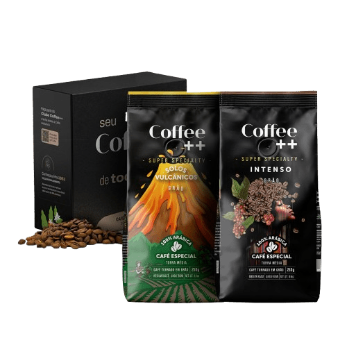 Kit Solos Vulcânicos e Intenso | Grãos - 2 Pacotes - Coffee Mais