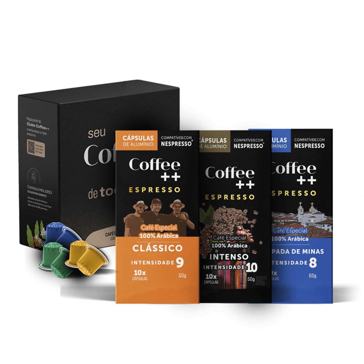 Kit Super Intenso | Cápsulas - 30 Unidades - Coffee Mais