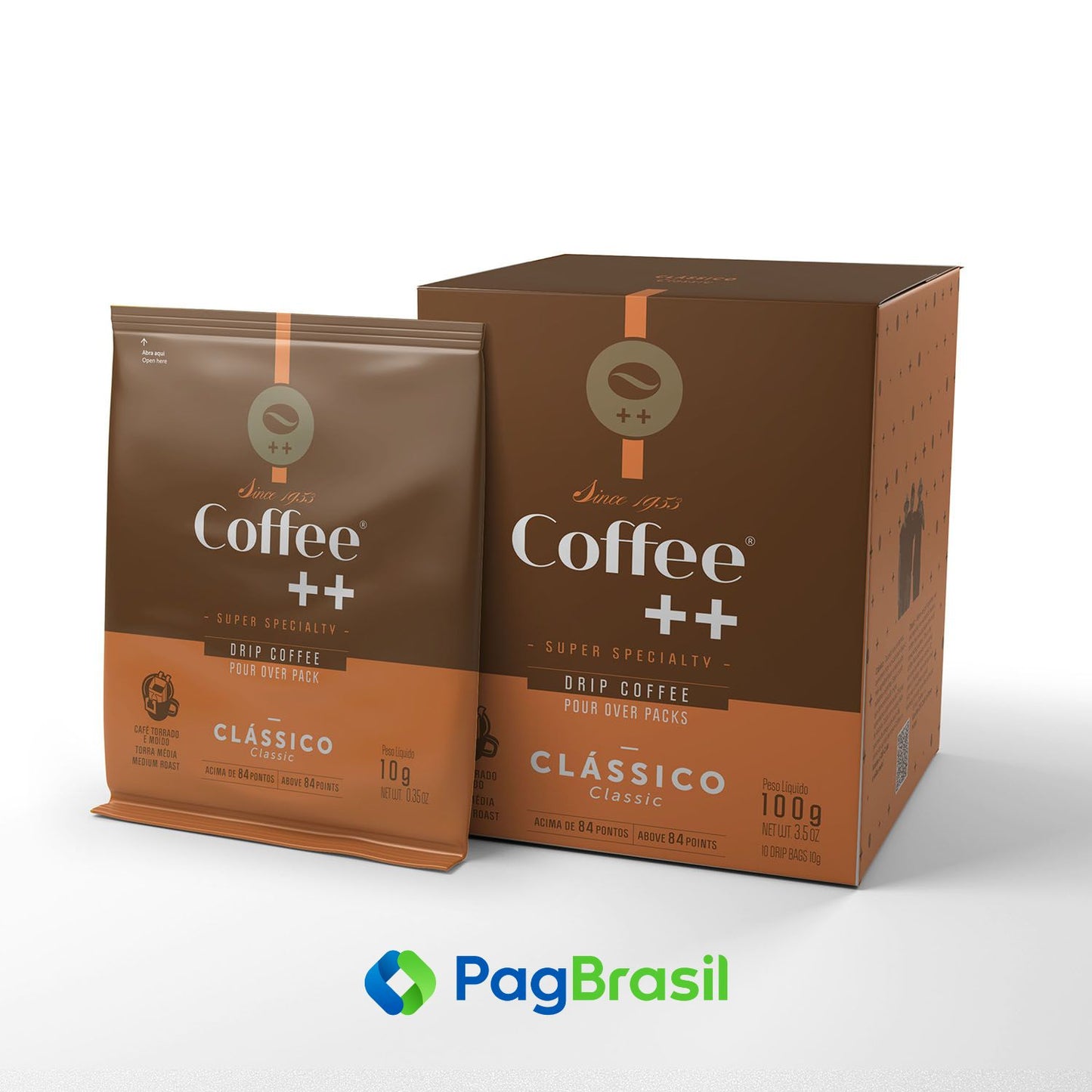 Café Clássico - 10 Sachês - Recorrência PagBrasil