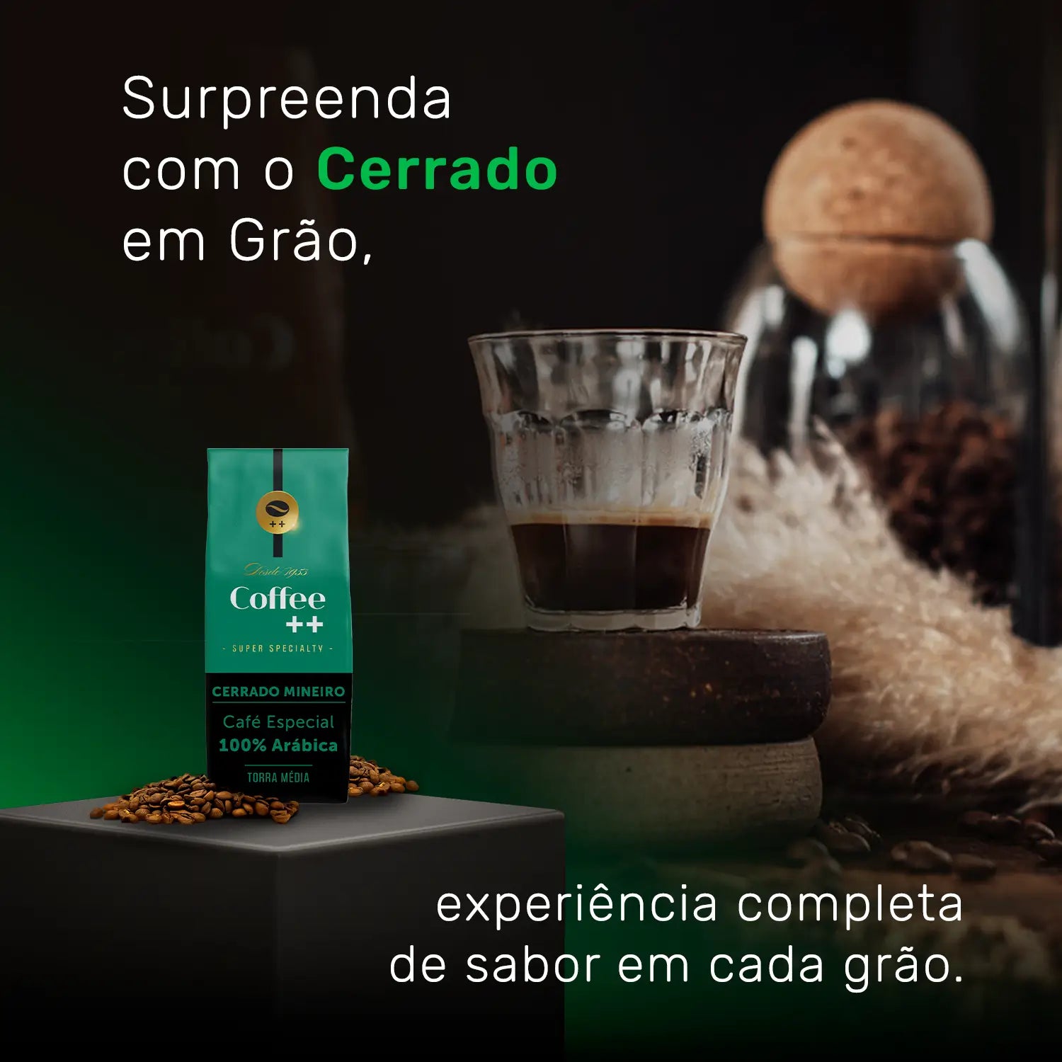 Café Cerrado Mineiro - Coffee Mais - Grãos