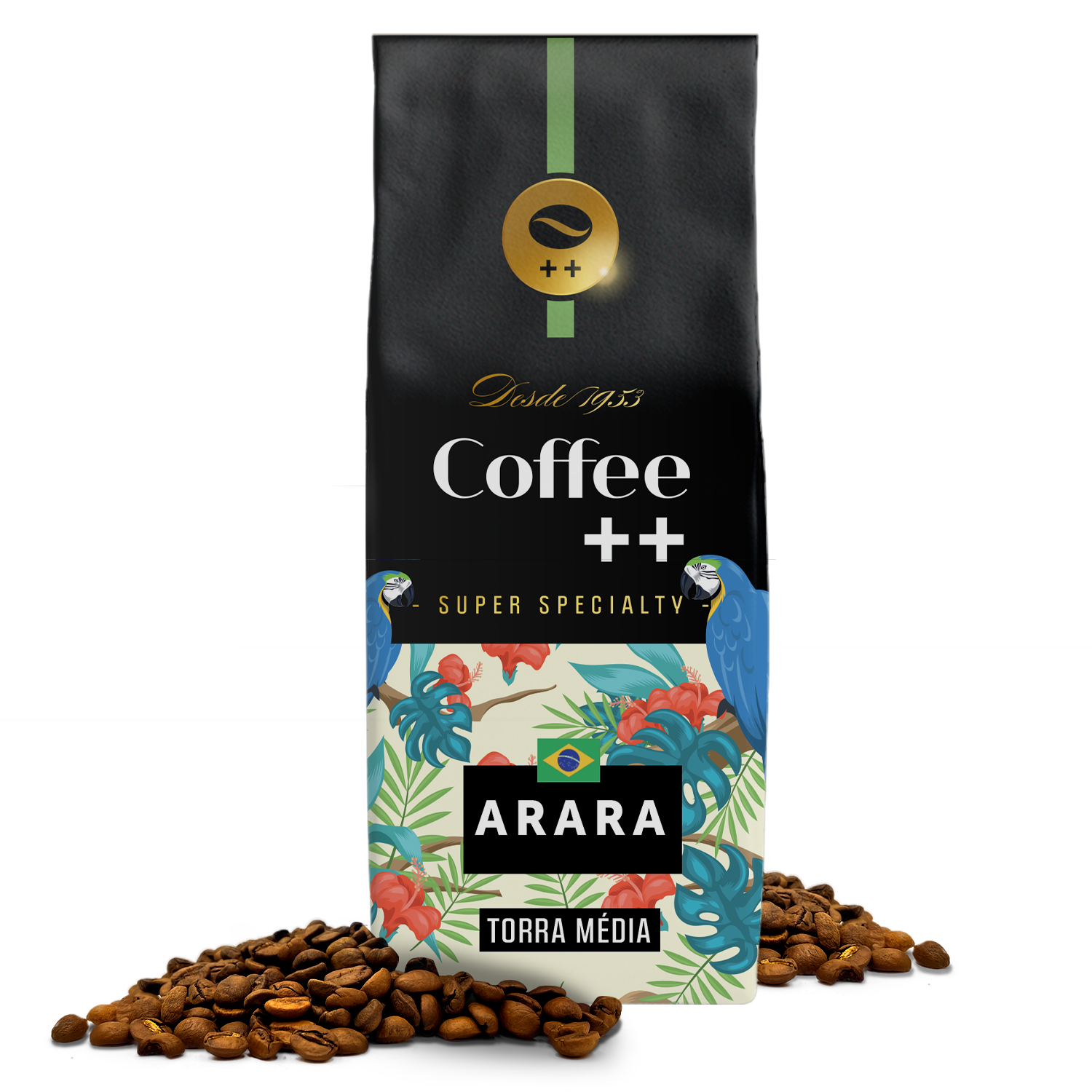 Café - Arara - Coffee Mais  -  Grãos