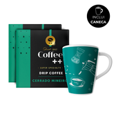 Kit | 2 Drip Coffee Cerrado Mineiro + 1 Caneca Verde
