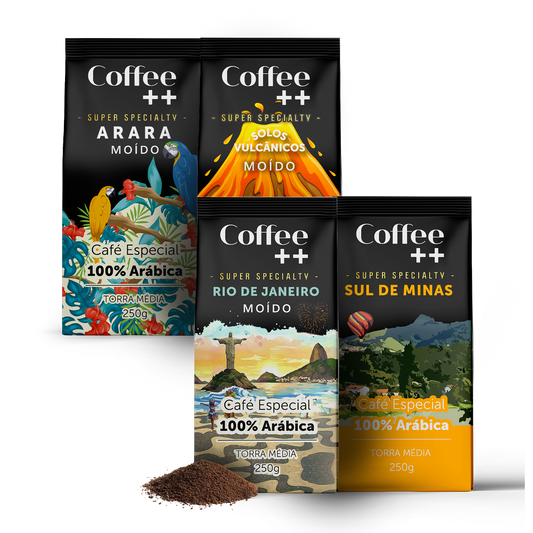 Kit Caramelo  Moído - 4 Pacotes 250g