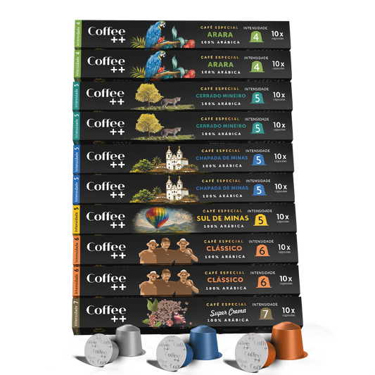 Kit Família Arara e Super Crema | Cápsulas  - 100 Unidades