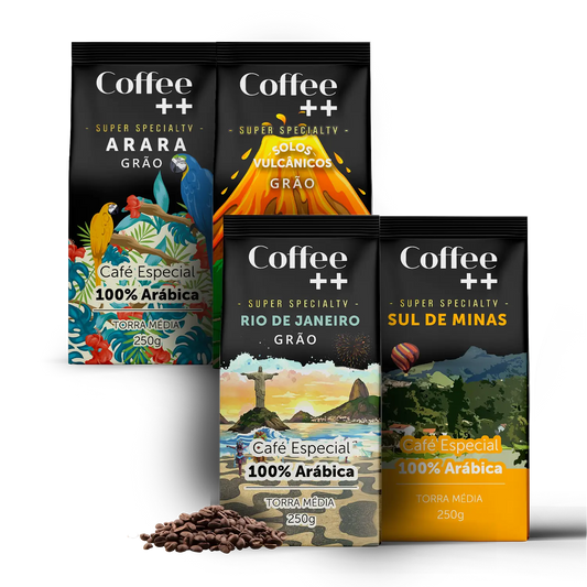 Kit Caramelo | Grãos  - 4 Pacotes 250g