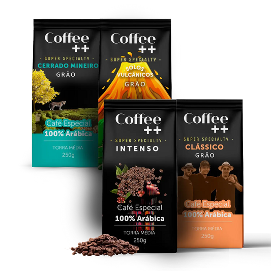 Kit Chocolate | Grãos  - 4 Pacotes 250g