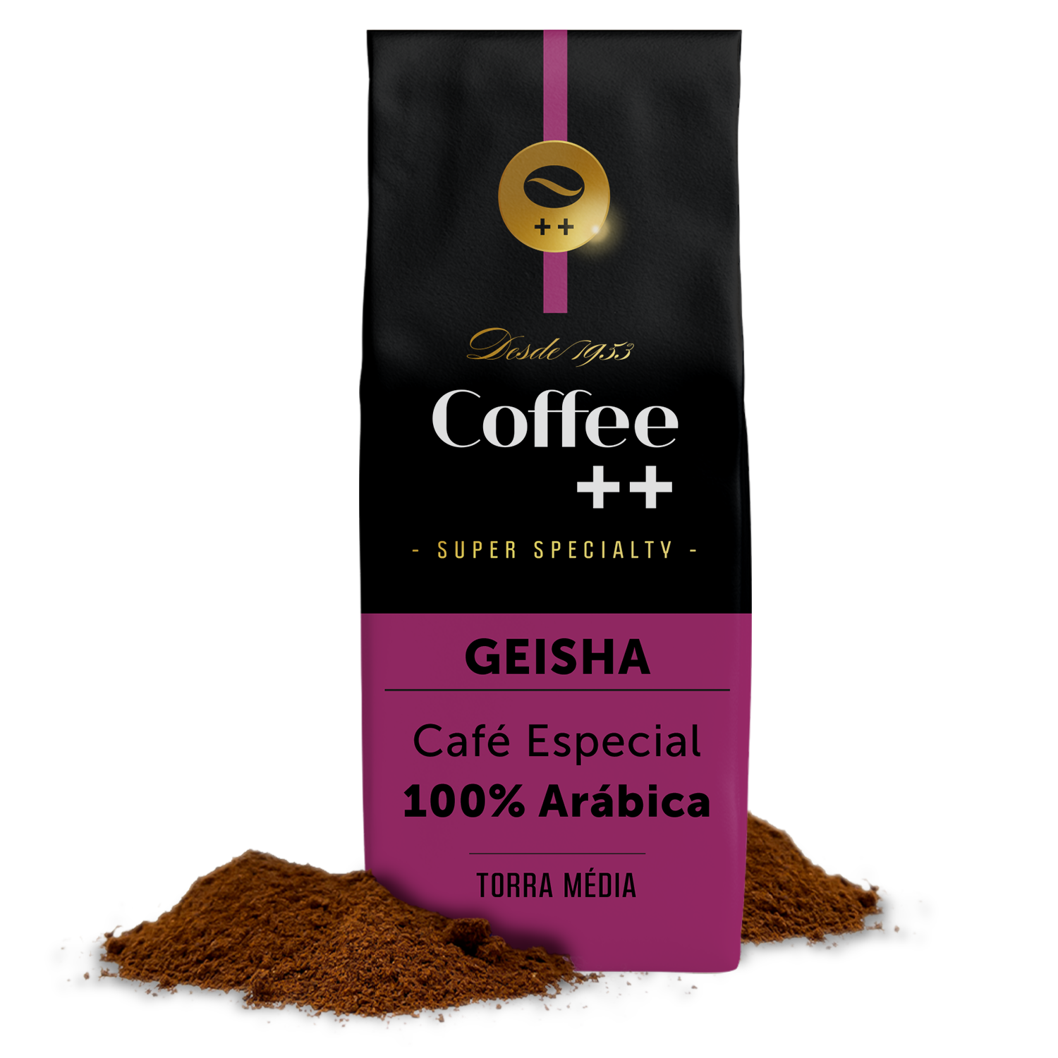 Café Coffee Mais Geisha | Café torrado e moído especial - 250 gramas