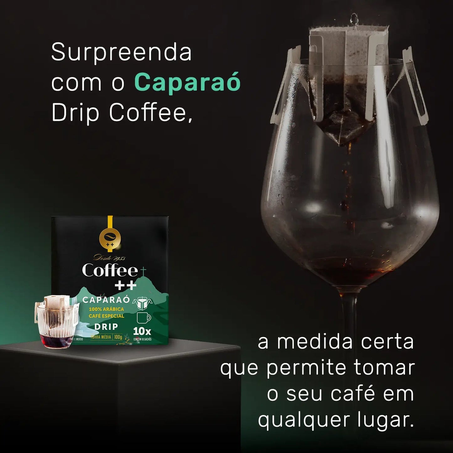 Assinatura Café Caparaó | Drip Coffee - 10 Sachês - Coffee Mais