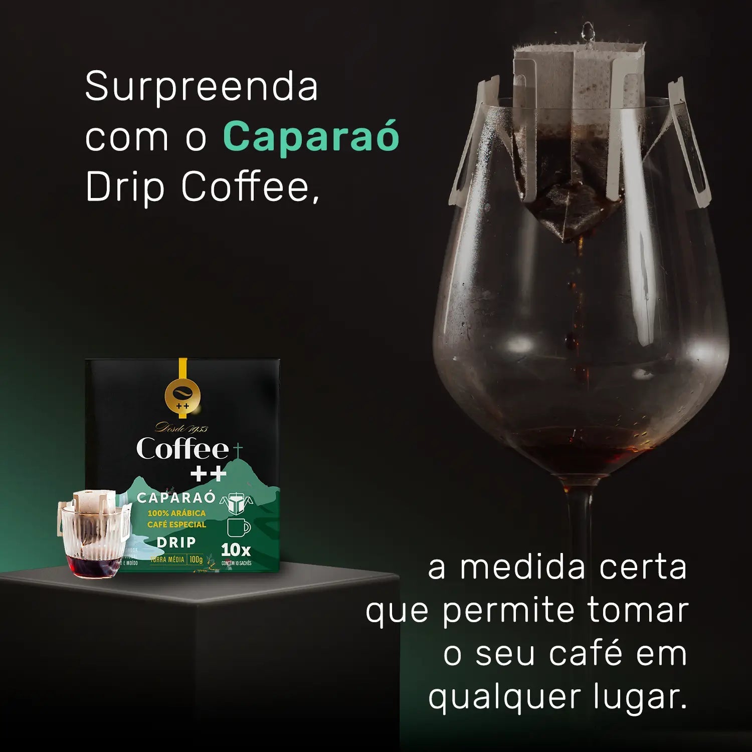 Assinatura Café Caparaó | Drip Coffee - 10 Sachês - Coffee Mais