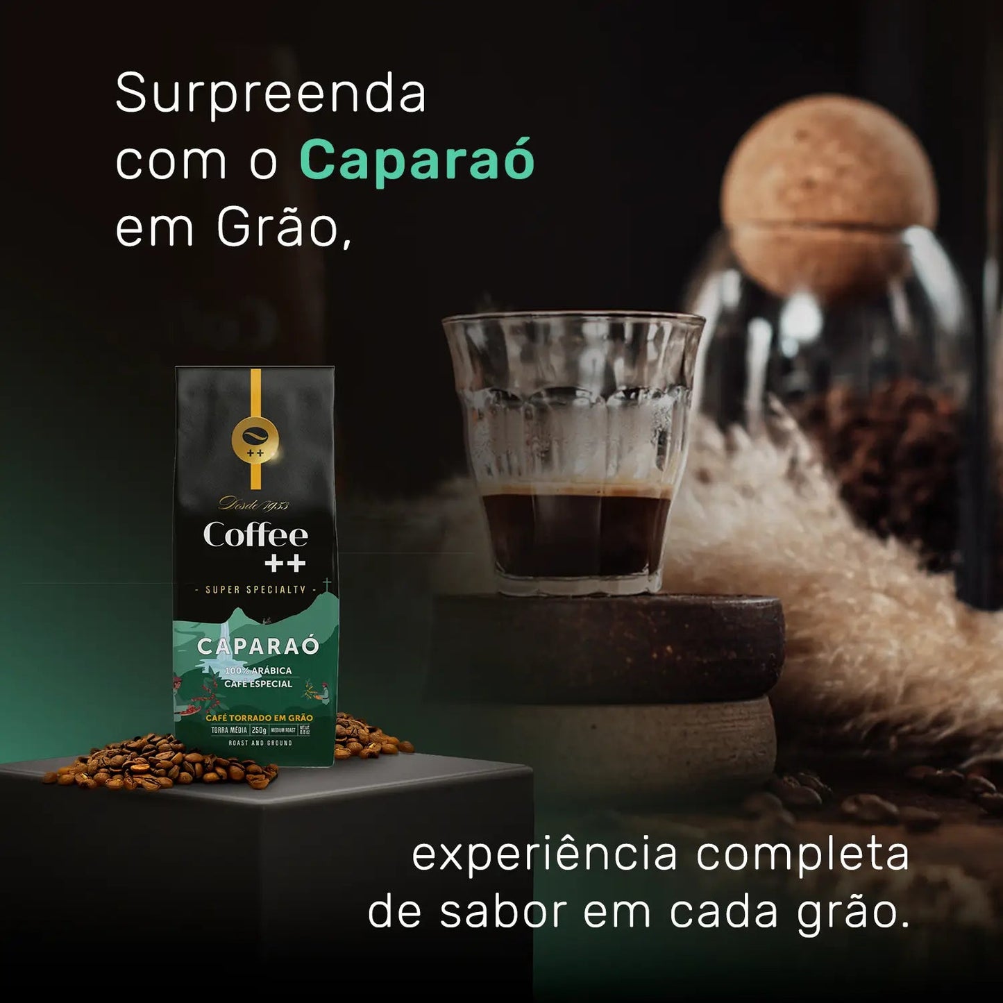 Assinatura Café Caparaó | Grãos - 250G - Coffee Mais