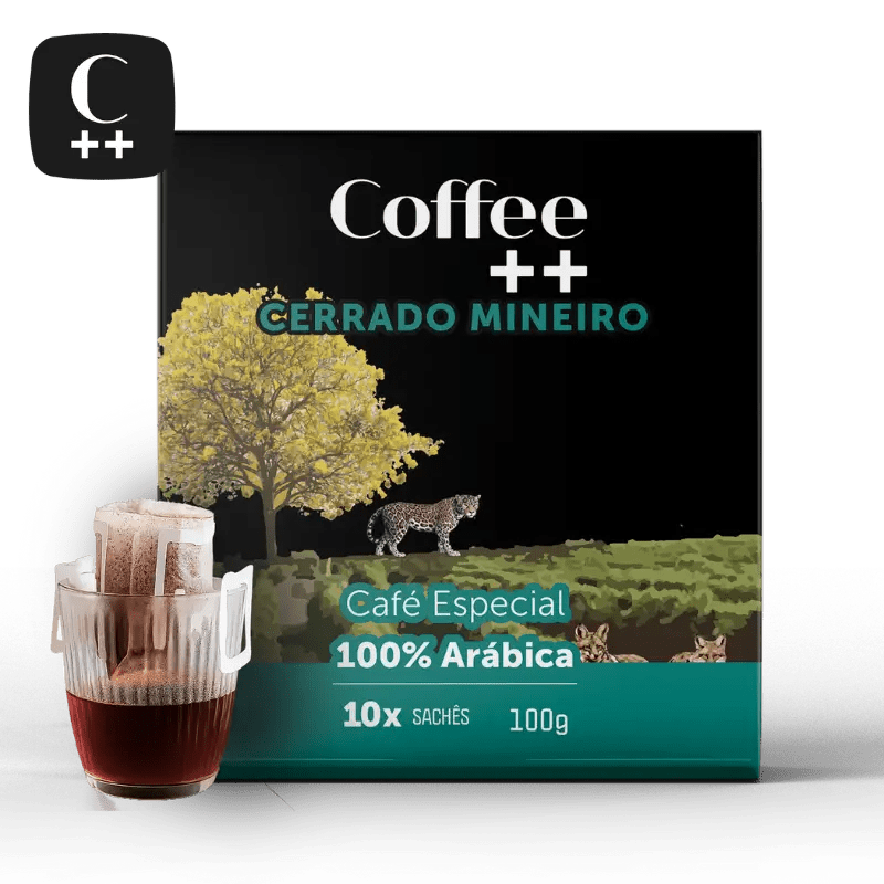 Assinatura Café Cerrado Mineiro | Drip Coffee - 10 Sachês - Coffee Mais