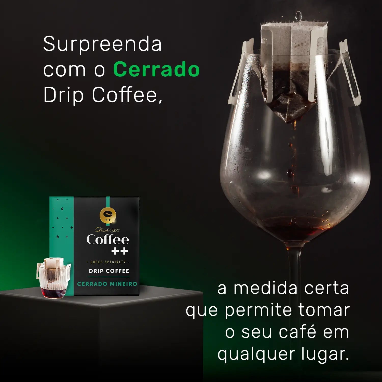 Assinatura Café Cerrado Mineiro | Drip Coffee - 10 Sachês - Coffee Mais