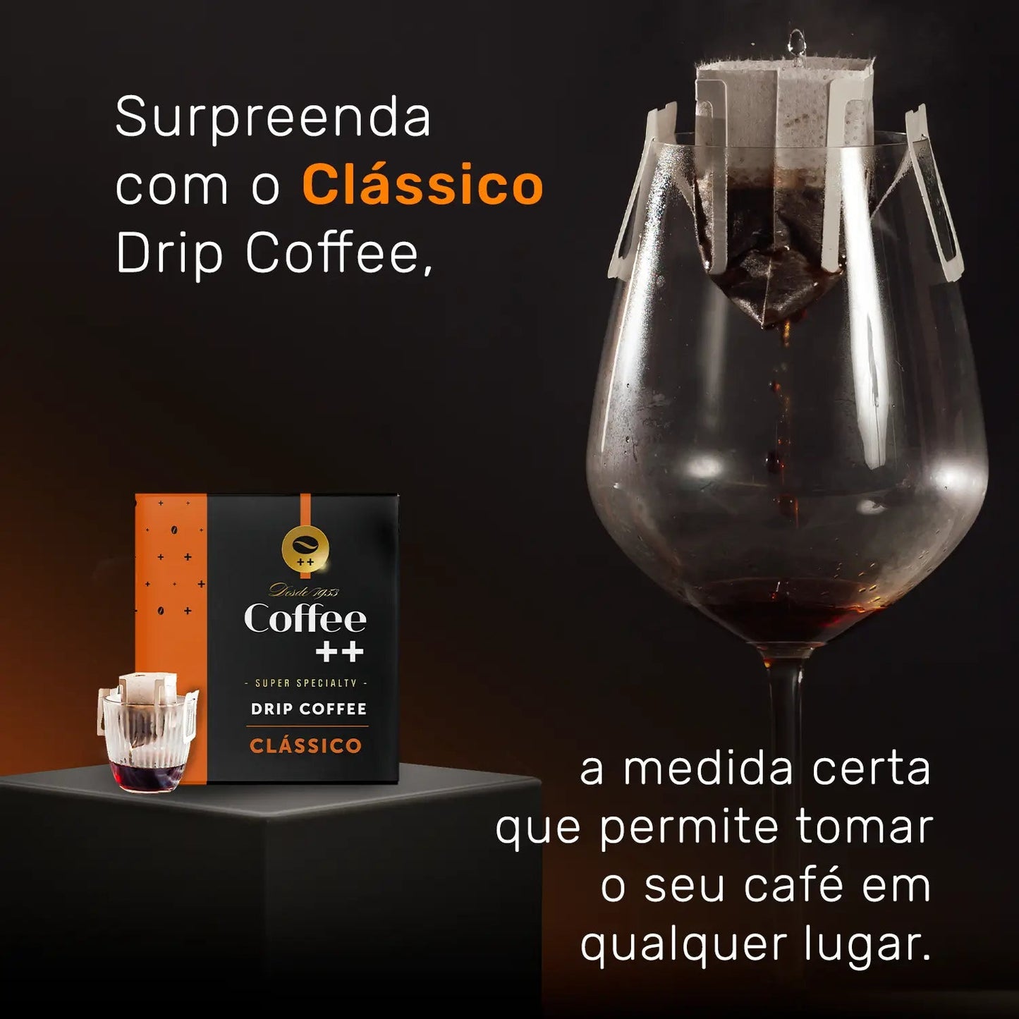 Assinatura Café Clássico | Drip Coffee - 10 Sachês - Coffee Mais