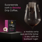 Assinatura Café Geisha | Drip Coffee - 10 Sachês - Coffee Mais