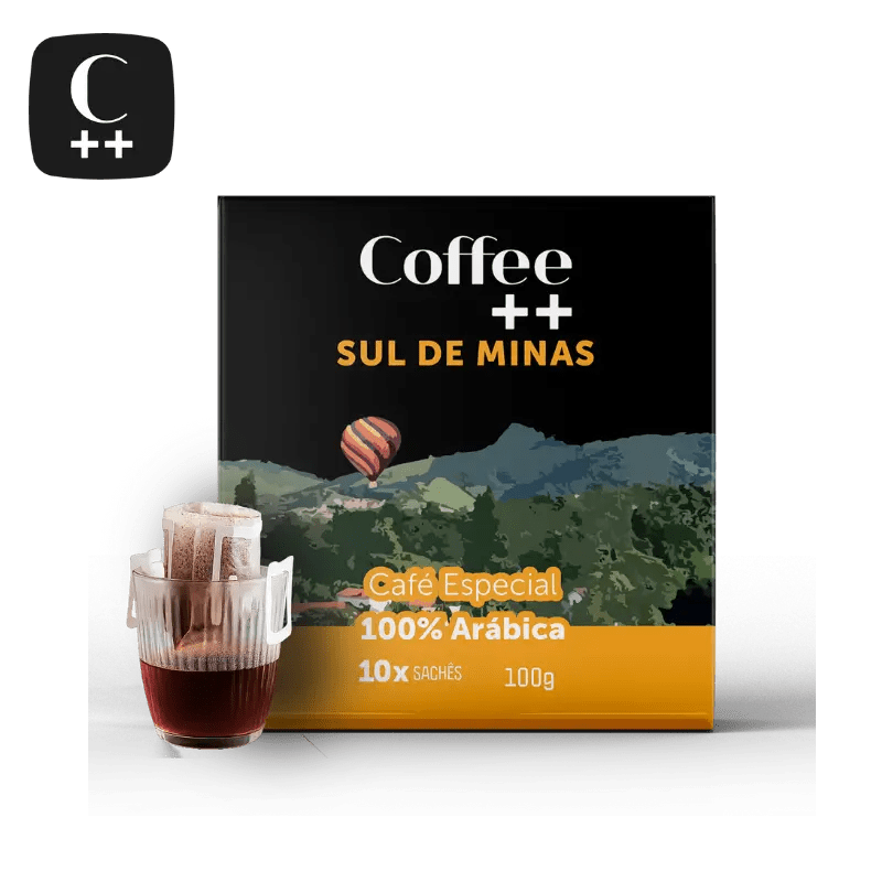 Assinatura Café Sul De Minas | Drip Coffee - 10 Sachês - Coffee Mais