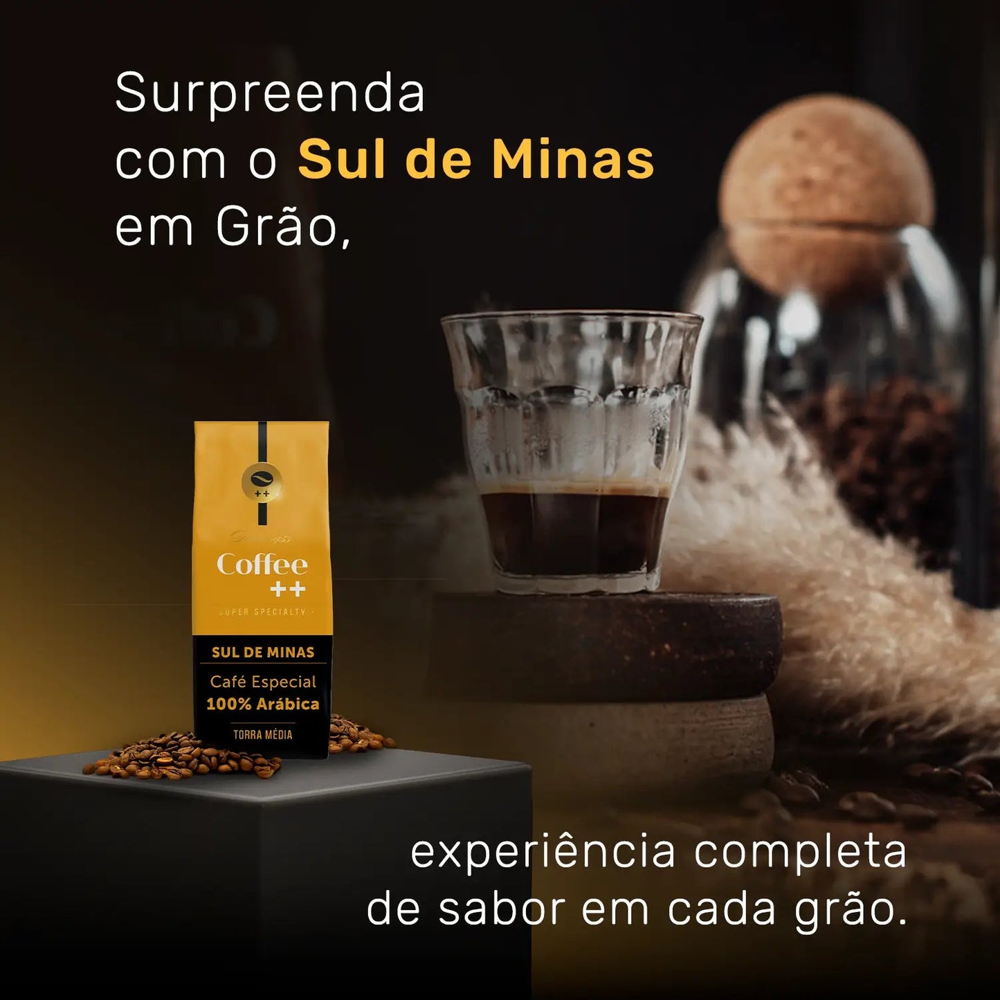 Assinatura Café Sul De Minas | Grãos - 250G - Coffee Mais