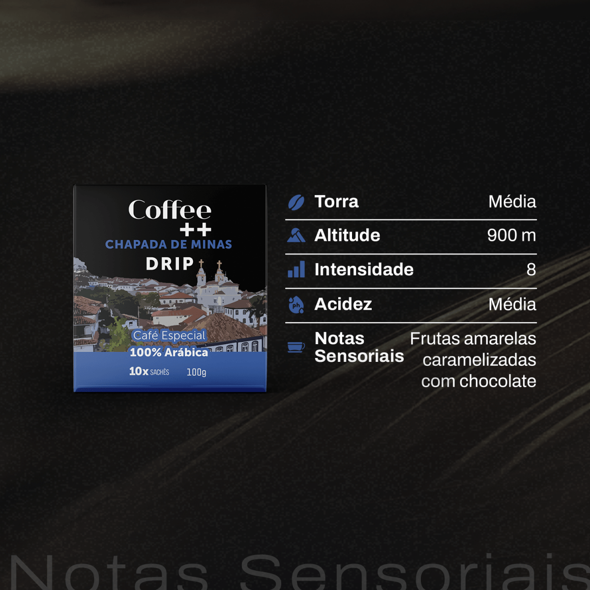 Café Chapada De Minas | Drip Coffee - 10 Sachês - Coffee Mais