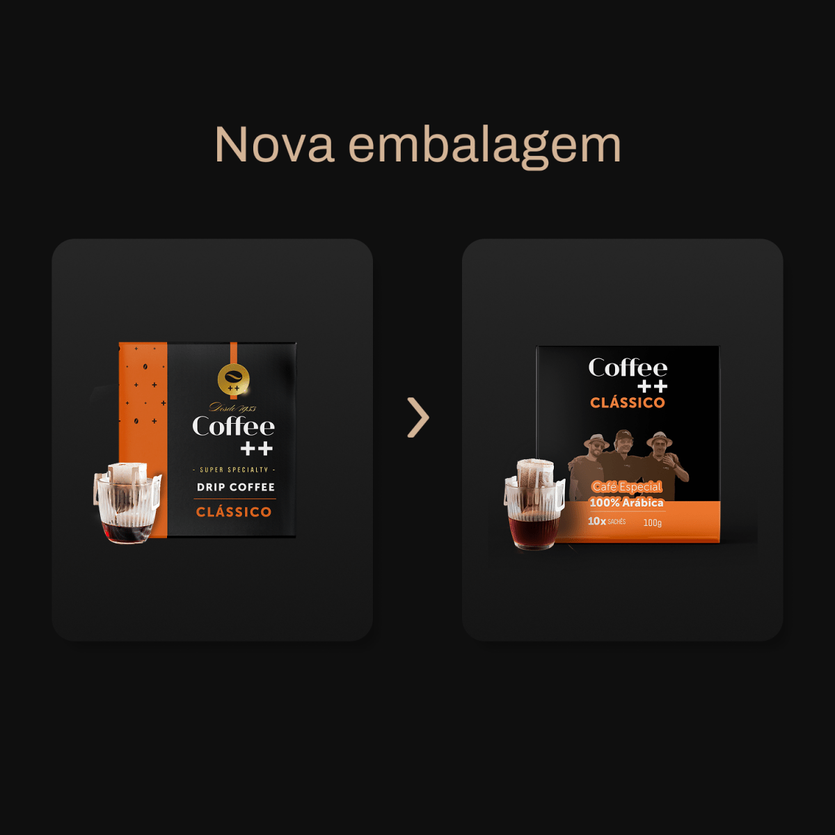 Café Clássico | Drip Coffee - 10 Sachês - Coffee Mais