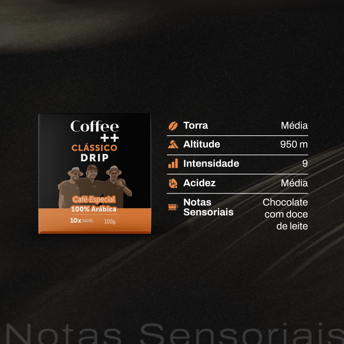 Café Clássico | Drip Coffee - 10 Sachês - Coffee Mais