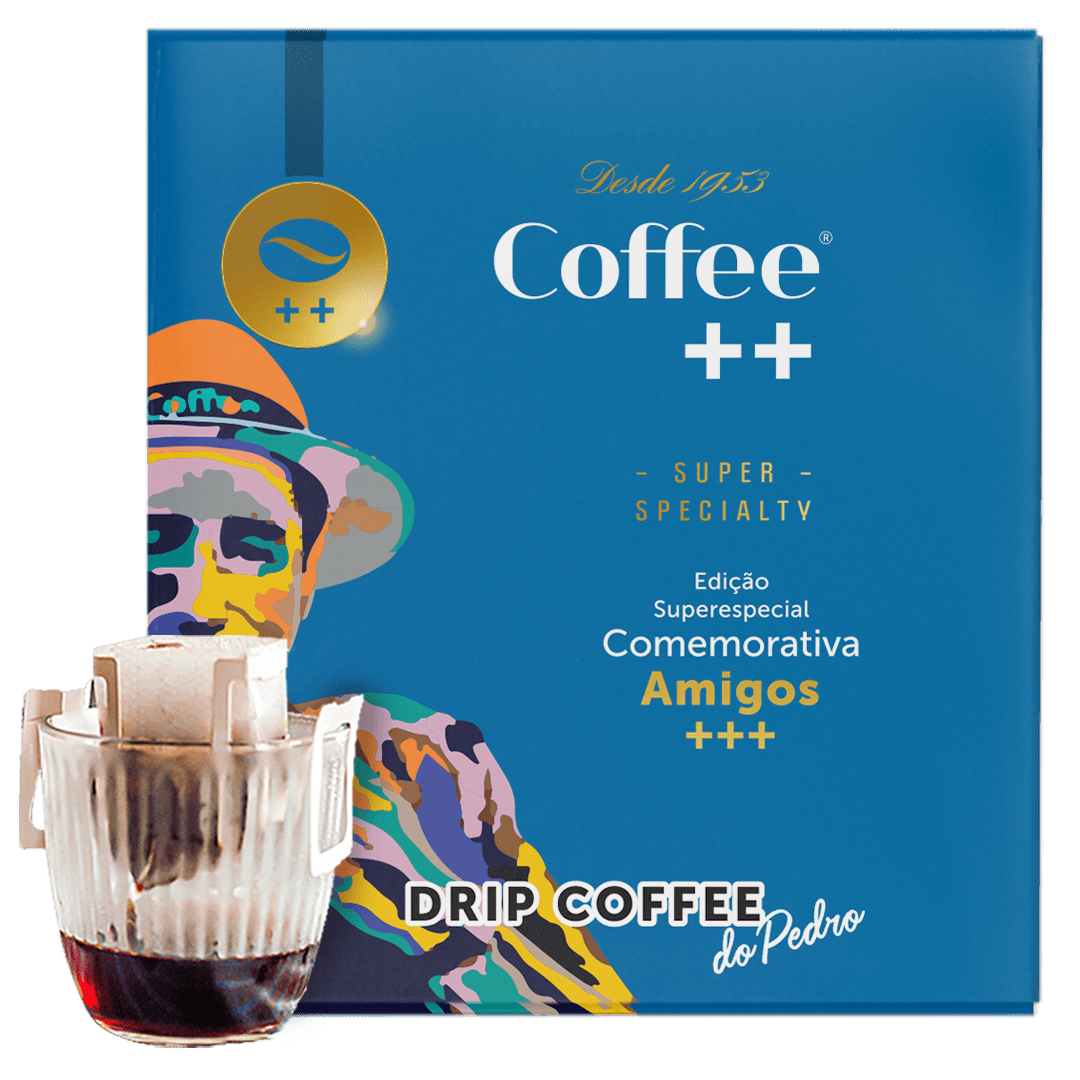 Café Edição Amigos Pedro Brás | Drip Coffee - 10 Sachês - Coffee Mais