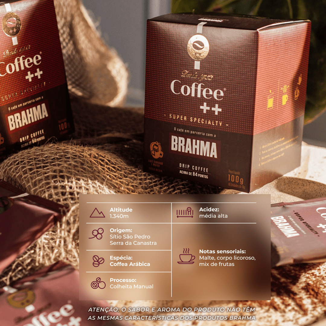 Café Edição Especial Brahma | Drip Coffee - 10 Sachês - Coffee Mais