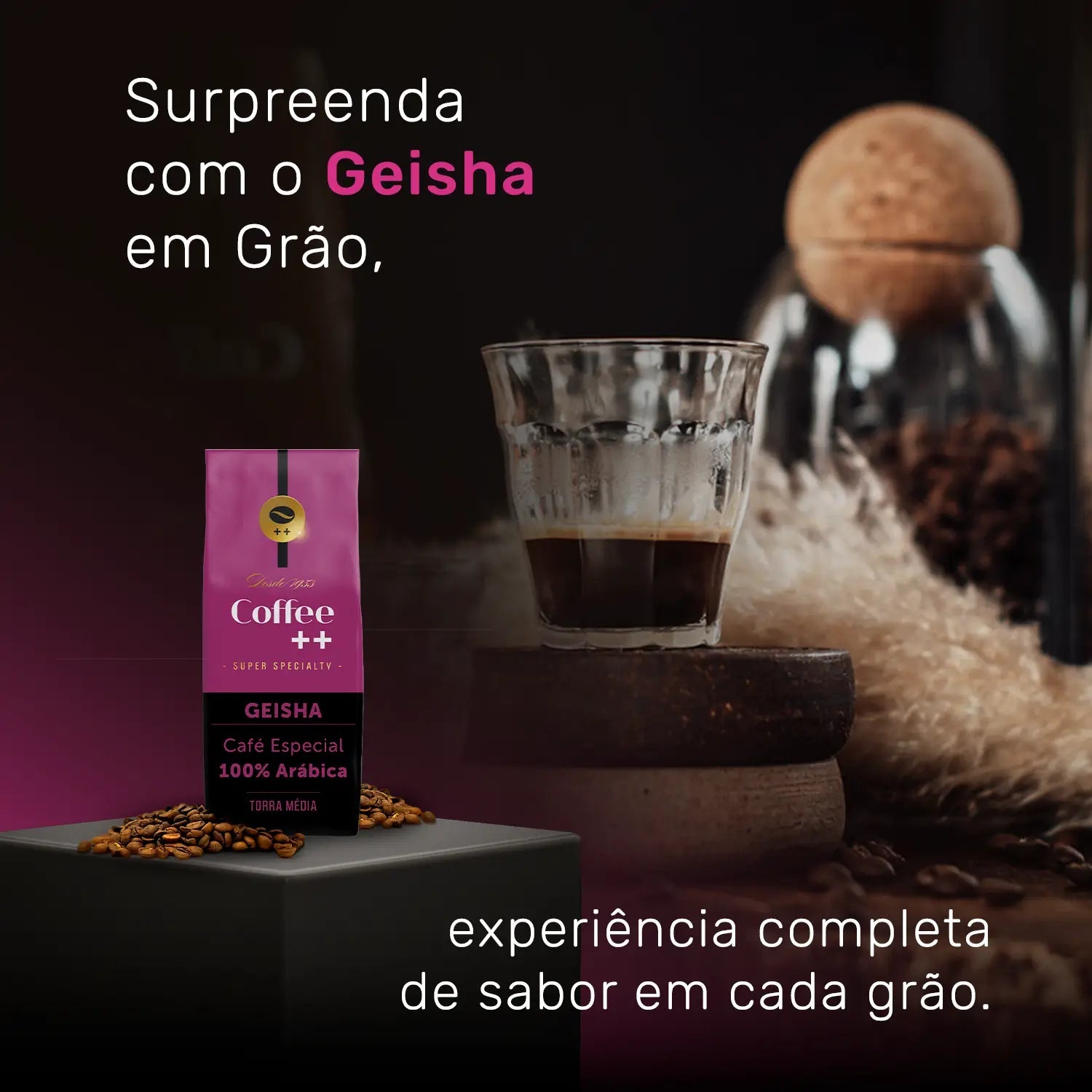 Café Geisha | Grãos - 250G - Coffee Mais