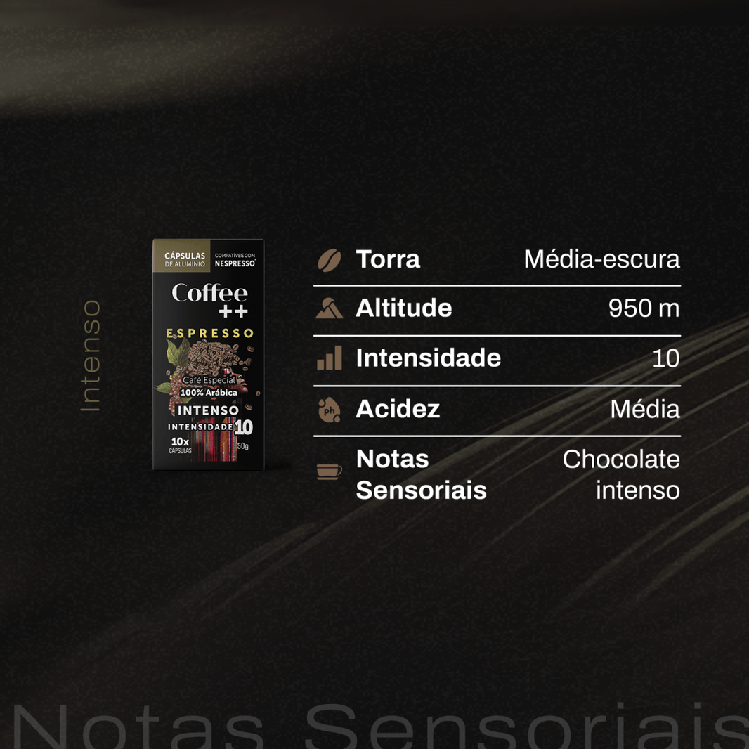 Cápsulas de Café Compatíveis com Nespresso® - Coffee++ - Sabor Especial ...