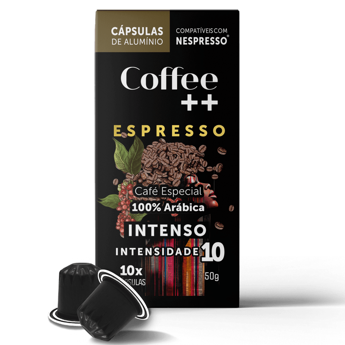Café Intenso em Cápsula 10 Unidades - Coffee++ – Coffee Mais