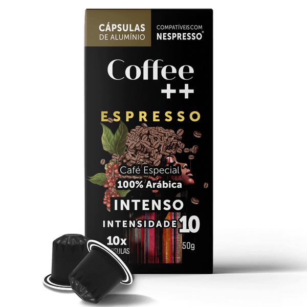 Café Intenso em Cápsula 10 Unidades - Coffee++ – Coffee Mais