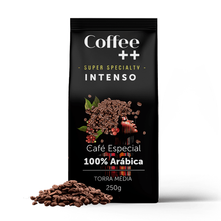 Café Intenso em Grãos 250g - Coffee++ – Coffee Mais